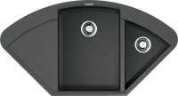 Кухонная мойка нестандартная Omoikiri Sakaime 4993209 встраиваемая сверху серый