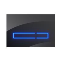 Кнопка смыва Am.Pm Pro I0450A38 черный стекло