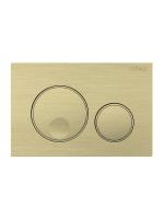 Кнопка смыва механическая Cezares Relax RELAX-BTN-BORO цвет брашированное золото