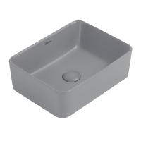 Раковина  прямоугольная Abber Rechteck AC2213MG фаянс цвет серый матовый