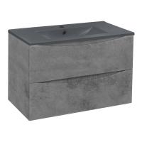 Тумба  подвесная Vincea Mia VMC-2MC750BT 75 см  2 ящика цвет Beton 