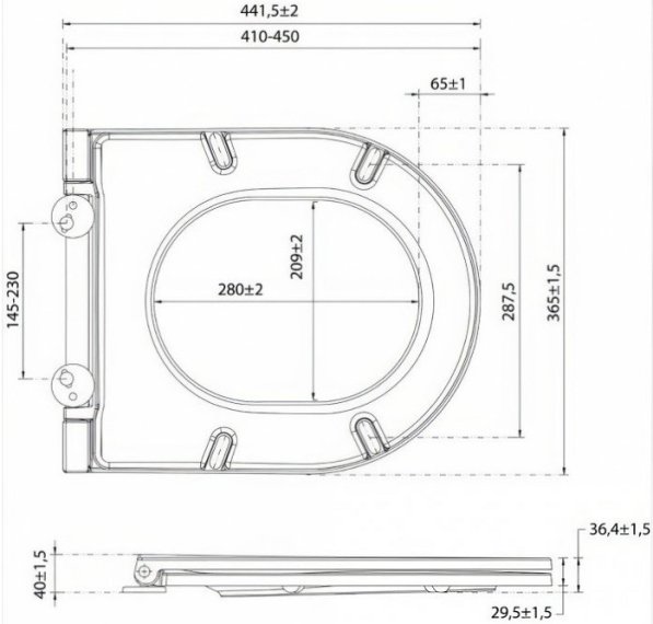 Крышка-сиденье ISVEA Infinity 40KF0543I-S цвет бордовый матовый