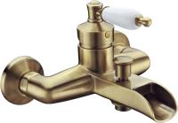 Смеситель для ванны или душа Boheme Vogue 203 настенный 
без термостата бронза