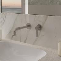 Смеситель для раковины Wonzon &amp; Woghand Stick WW-88869017-BN брашированный никель