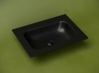 Раковина мебельная прямоугольная Ceramica Nova Grace CN7011MBwx фарфор цвет черный матовый