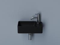 Раковина подвесная прямоугольная Ceramica Nova Element CN5045MB фарфор цвет черный матовый