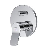 Смеситель для душа на 2 выхода Am.Pm X-Joy F85A45000 встраиваемый в стену 
без термостата хром