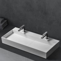 Раковина  прямоугольная Abber STEIN AS2642 искусственный камень цвет белый матовый