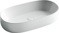 Раковина накладная овальная Ceramica Nova Element CN5022 фарфор цвет белый