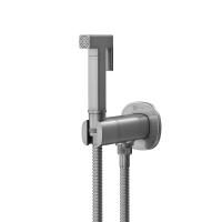 Смеситель для биде Lemark Solo LM7172GM латунь графит