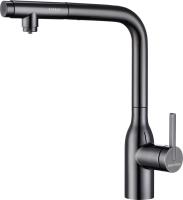 Смеситель для кухни Paulmark Viper Vi213105-GB с подключением к фильтру черный глянцевый