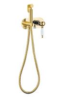 Гигиенический душ Boheme Imperiale 425 встраиваемый в стену золото