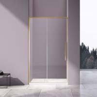 Душевая дверь Vincea Slim-N VDS-4SN110CLG 110 см стекла прозрачные, профиль брашированное золото