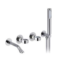 Смеситель для ванны или душа Webert Opera OA860312015 встраиваемый в стену 
без термостата хром