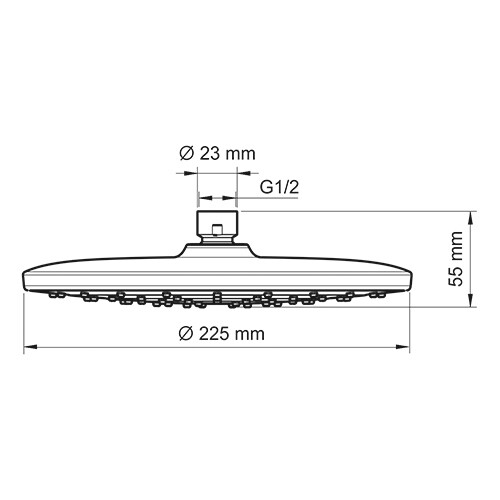 Держатель лейки Wasserkraft  A014 хром 