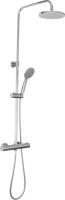 Душевая система со смесителем Paffoni Birillo Cold ZCOL643CR монтаж настенная с термостатом 