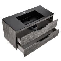 Тумба  подвесная Vincea Chiara 2D VMC-2C2100GS 100 см  2 ящика цвет G.Stone 