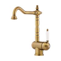 Смеситель для кухни Omoikiri Kyoto 4994287 без подключения к фильтру античная латунь