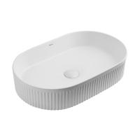 Раковина  овальная Abber Bequem AC2116MW фаянс цвет белый матовый