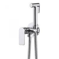 Гигиенический душ Abber Weiss Insel AF8025 встраиваемый в стену хром