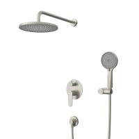 Душевая система со смесителем Cezares Stylus STYLUS-DSET-IN монтаж встраиваемая в стену без термостата сатин