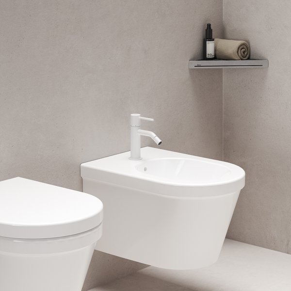 Смеситель для биде Ravak Espirit X070244 латунь белый вельвет