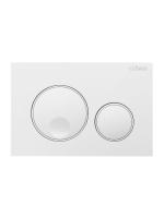 Кнопка смыва механическая Cezares Relax RELAX-BTN-BL цвет белый