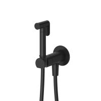 Гигиенический душ Cezares Leaf LEAF-DIF-NOP настенный черный матовый