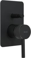Смеситель для душа на 2 выхода Allen Brau Priority 5.31011-31 встраиваемый в стену 
без термостата черный матовый