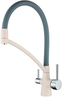 Смеситель для кухни Paulmark Siegen Si213111-328 с подключением к фильтру бежевый матовый