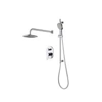 Душевая система со смесителем D&K Rhein DA1395701 монтаж встраиваемая в стену без термостата хром