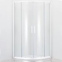 Душевой угол Cezares Relax RELAX-R-2-80-C-Bi четверть круга  стекла , профиль 