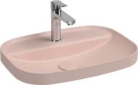 Раковина накладная прямоугольная Allen Brau Fantasy 4.11034.SM керамика цвет розовый