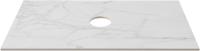 Столешница для ванной Allen Brau Liberty 1.33008.M 85.8 см керамогранит, цвет белый