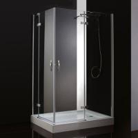 Душевой угол Cezares Bergamo BERGAMO-AH-2-120/100-C-Cr-R прямоугольная  стекла прозрачные, профиль хром