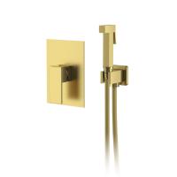 Гигиенический душ D&amp;K Bayern.Liszt DA1515007 встраиваемый в стену матовое золото