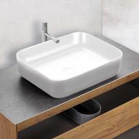 Раковина накладная прямоугольная Vincea  VBS-105 фарфор цвет белый