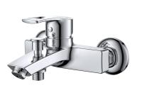 Смеситель для ванны или душа D&K Bayern.Furth DA1223201 настенный 
без термостата хром