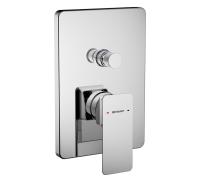 Смеситель для душа Bravat Phillis PB856101CP-2-ENG встраиваемый в стену 
без термостата хром