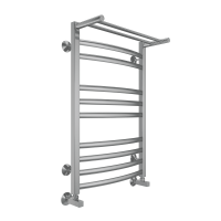 Полотенцесушитель водяной Terminus Енисей с полкой П10  50x80 4670078529565 хром