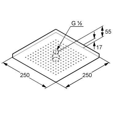 Душевая система со смесителем Kludi Ameo 418310575 монтаж встраиваемая в стену с термостатом хром