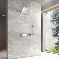 Душевая система со смесителем Vincea  VSFW-2F11TCH монтаж встраиваемая в стену с термостатом хром