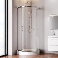 Душевой угол Am.Pm Like W83G-333-095CT четверть круга 95x95 стекла прозрачные, профиль хром