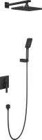 Душевая система со смесителем Timo Torne SX-4319/03SM монтаж встраиваемая в стену без термостата черный