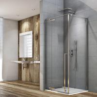 Душевой угол Aquanet Ideal AE-AXC10MZ-S-С квадратная   стекла прозрачные, профиль хром