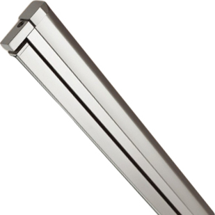 Душевой угол Cezares Eco ECO-O-AH-2-120/80-P-Cr прямоугольная  стекла рифленые, профиль хром