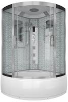 Душевая кабина с крышей Niagara Luxe 7744W четверть круга   стекла , профиль хром