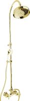 Душевая система со смесителем Cezares Nostalgia NOSTALGIA-CD-03/24-Bi монтаж   