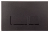 Кнопка смыва Boheme Boheme 664-B черный матовый пластик