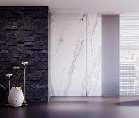 Душевая перегородка Veconi Korato KR81-120-01-C8 120 см, стекла прозрачные, профиль хром